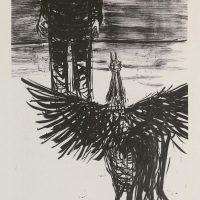 George Wallace - Peter and the Cock, 1954, lithograph