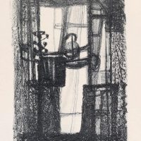 George Wallace - Disused Pit Shaft, 1955, lithograph