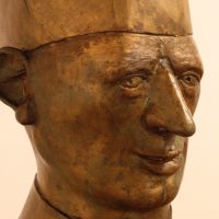 George Wallace - Bronze Head 5, "The Pastry Cook"