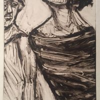George Wallace - Lazarus, 1989, monotype