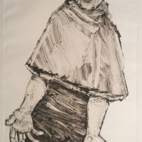 George Wallace - Lazarus, 1991, monotype
