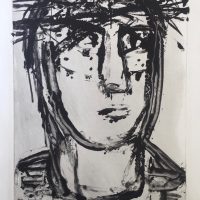 George Wallace - Christ, 1956, monotype
