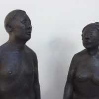 George Wallace - A Man and a Woman, bronze, cast posthumously