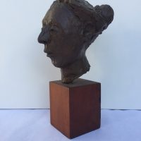 George Wallace - Woman's Head, bronze