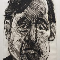 George Wallace - Businessman, 1993, monotype