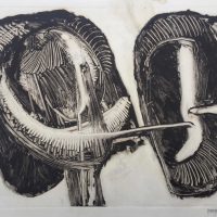 George Wallace - Joined Forms II, 1988, monotype