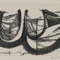 George Wallace - Wind - etching - 1992