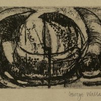 George Wallace - St Austell folio - soft & hardground etching - 1972