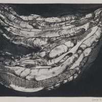 George Wallace - Angel, 1969, etching & aquatint