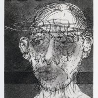 George Wallace - Ecce Homo - etching & aquatint - 1971