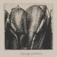 George Wallace - Clay Pit #4 - etching - 1986